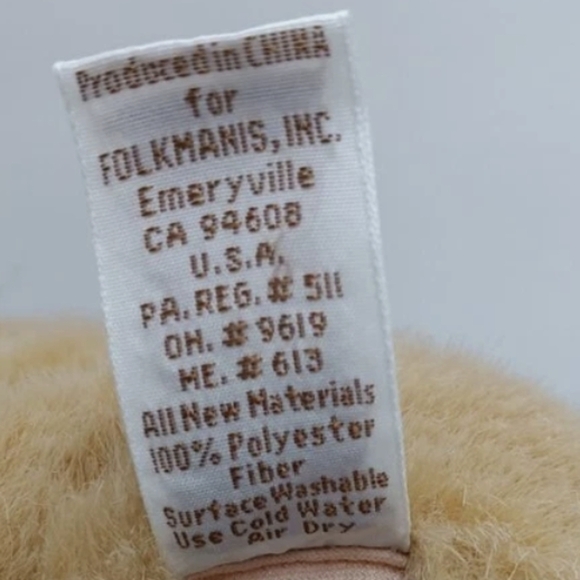 Vintage Folkmanis Folktails Hamster Mole Gopher Rodent Hand Puppet 7" Plush - Picture 2 of 8